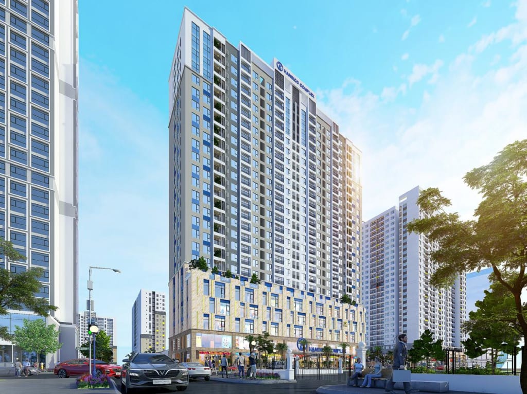 Ngoại thất của chung cư Handico Complex 33 Lê Văn Lương đảm bảo chất lượng tốt